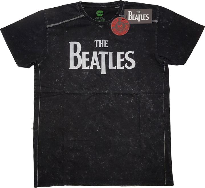 The Beatles Drop T Logo Snow Wash