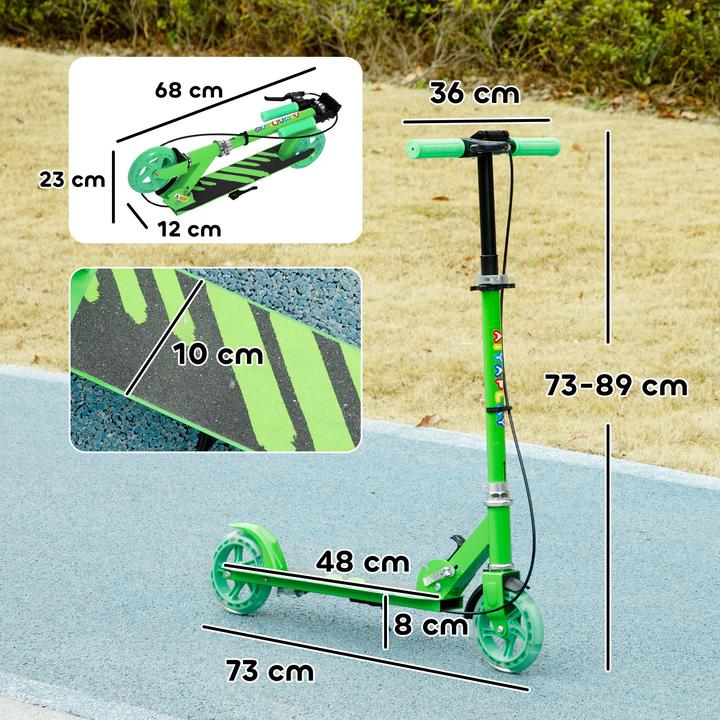 Produktbild Aiyaplay Kinderscooter Kunststoff, Metall Grün
