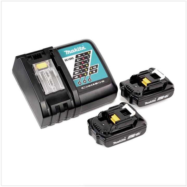 Produktbild Makita DDF 458 RAJ Akku Bohrschrauber 18 V 91 Nm + 2x Akku 2,0 Ah + Ladegerät + Makpac (Akkubetrieb)