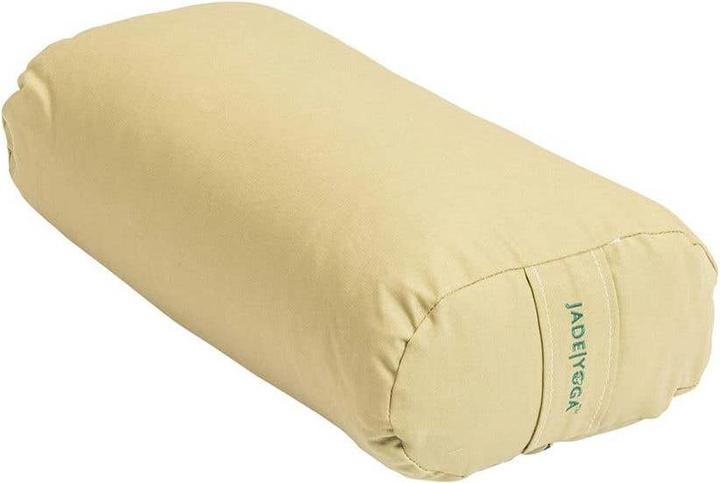 Actual product image JadeYoga Organic Cotton Rectangular Bolster