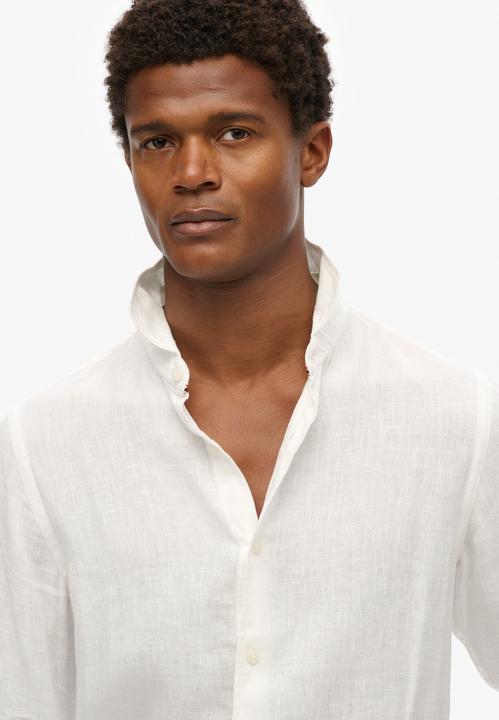 Image du produit Superdry VACATION L/S LINEN SHIRT Heren Overhemd (S)