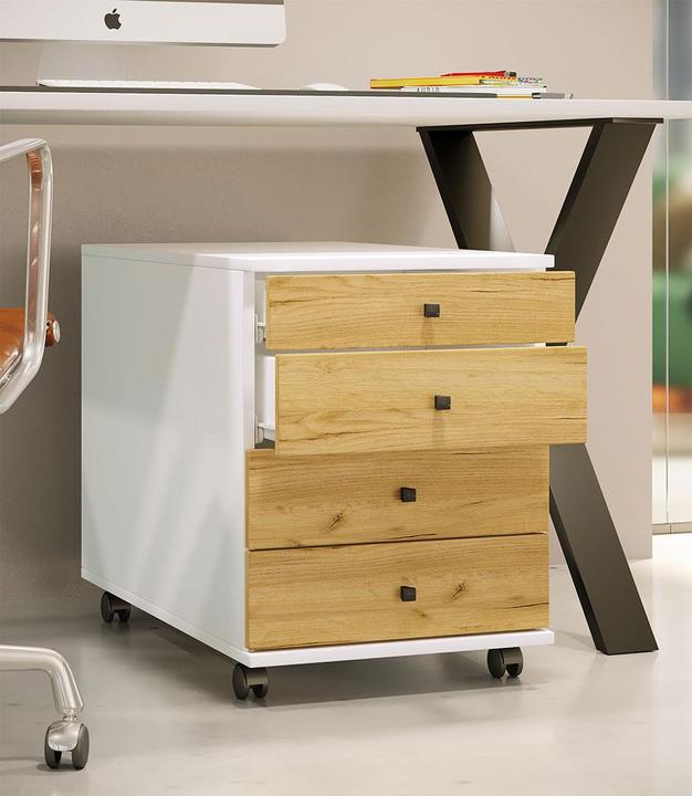 Immagine prodotto VCM Cassetto porta rotoli in legno Lona (42 x 75 cm)
