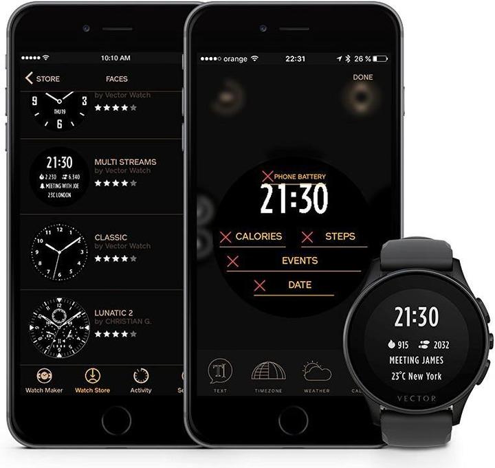 Actual product image Vector Luna Smart Watch (46 mm)