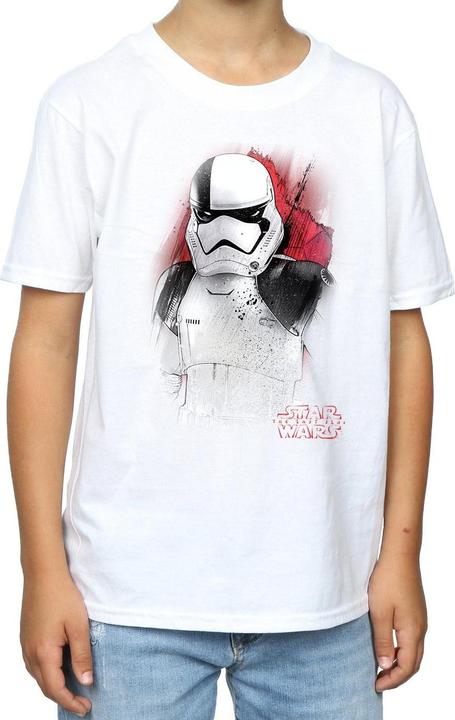 Actual product image Star Wars Boys The Last Jedi Stormtrooper Brushed T-Shirt (140, 146)