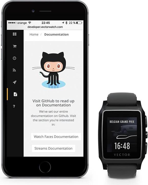 Actual product image Vector Meridian Smart Watch (36 mm)