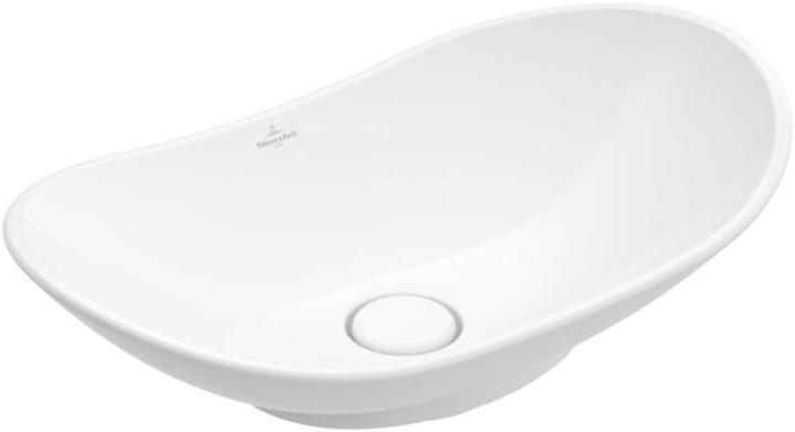 Produktbild Villeroy & Boch Aufsatzwaschbecken My Nature 61 cm wei mit Beschichtung 411060R1 (360 mm, 610 mm)