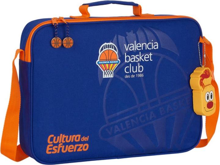Valencia Basket Club Schultasche Valencia Basket Blau Orange (38 x 28 x 6 cm) (6 l)