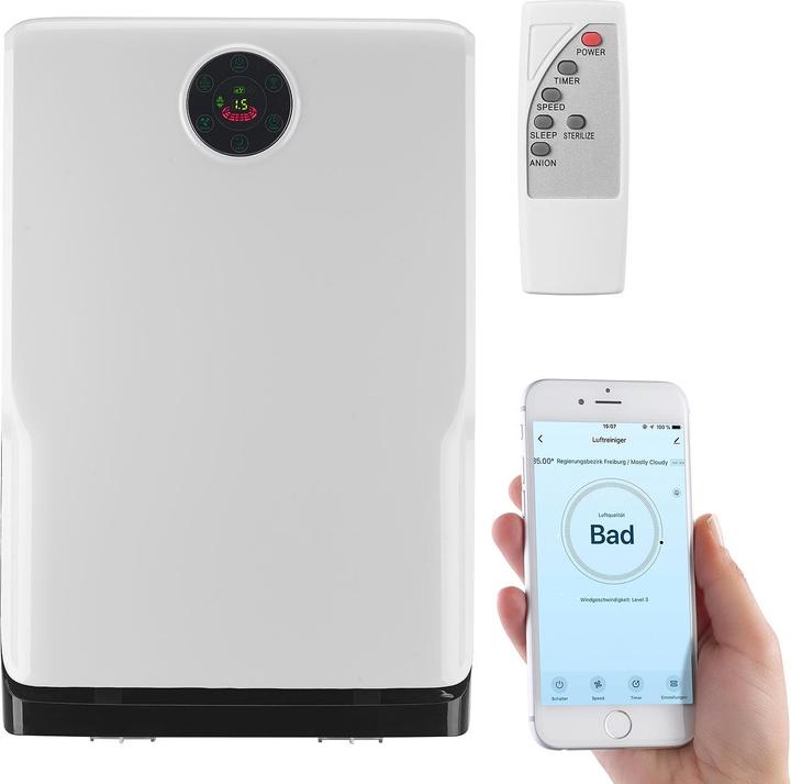 Sichler 6-stage air purifier with UV and ionizer, Alexa compatible (19 m²)