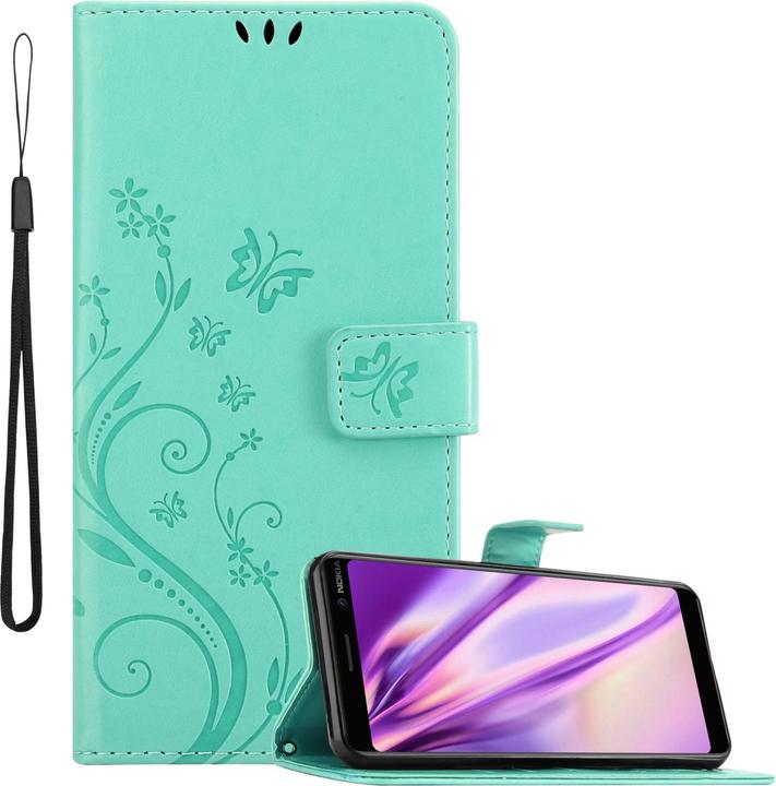 Floral turquoise