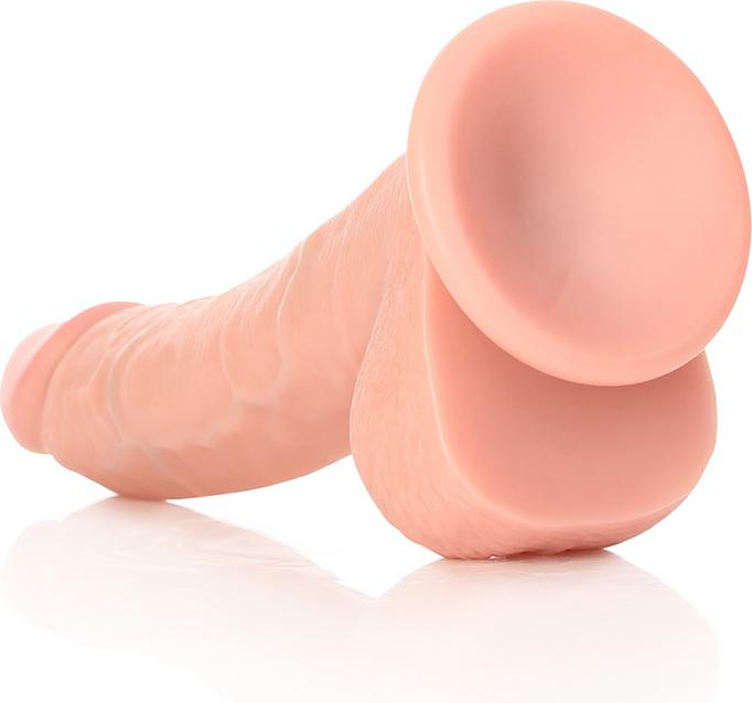Image du produit RealRock Gode réaliste incurvé avec boules et ventouse