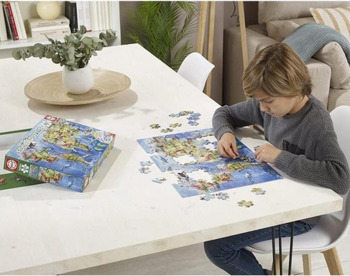 Immagine prodotto Educa Geopuzzle di dinosauri (150 pezzi)