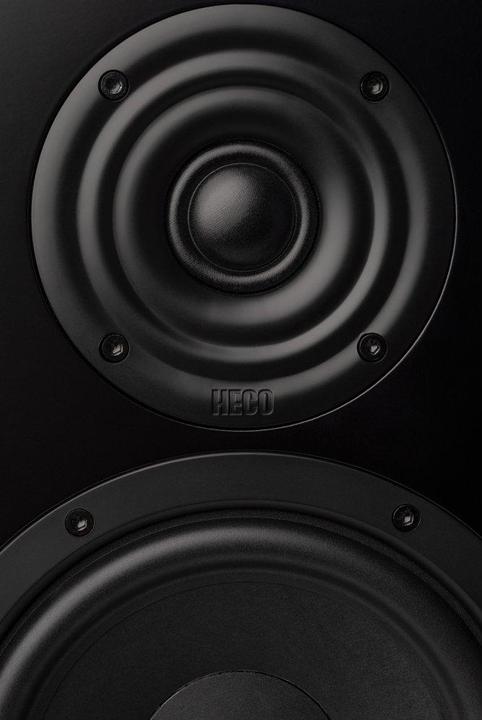 Actual product image Heco AURORA XT 300 BLACK/OAK (1 pair, 80 W)