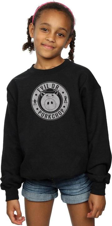 Immagine prodotto Disney Toy Story Evil Dr Pork Chop Logo Felpa Ragazze (140, 146)