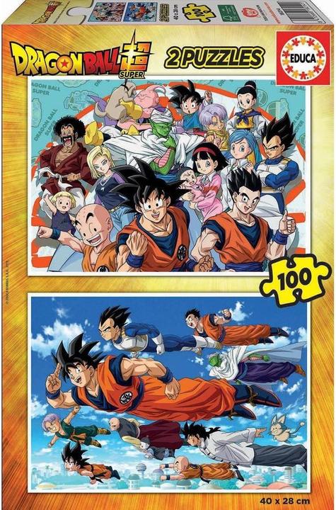 Immagine prodotto Educa Puzzle di Dragon Ball Super 2 x 100 pezzi (100 pezzi)