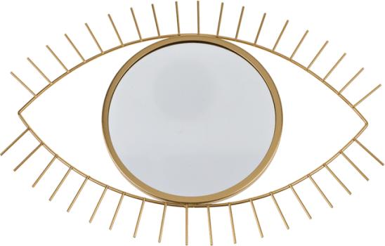 Image du produit Ootb miroir en métal doré, oeil