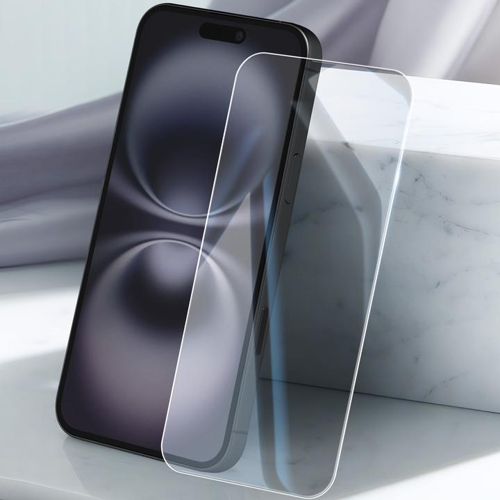 Actual product image Mayaxess CrystalGuard screen film (1 Piece, Apple iPhone 16 Plus)