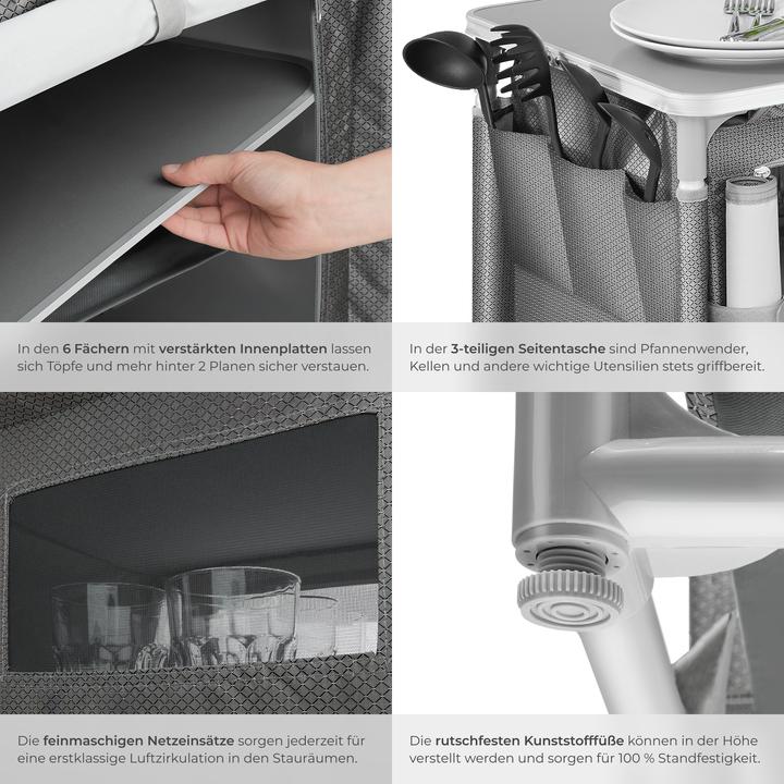 Produktbild tectake Campingküche