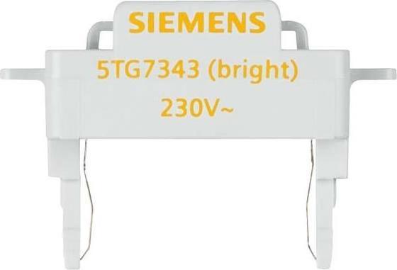 Actual product image Siemens 5TG7343 DELTA switch and push-button LED light insert super bright 230V/50Hz o