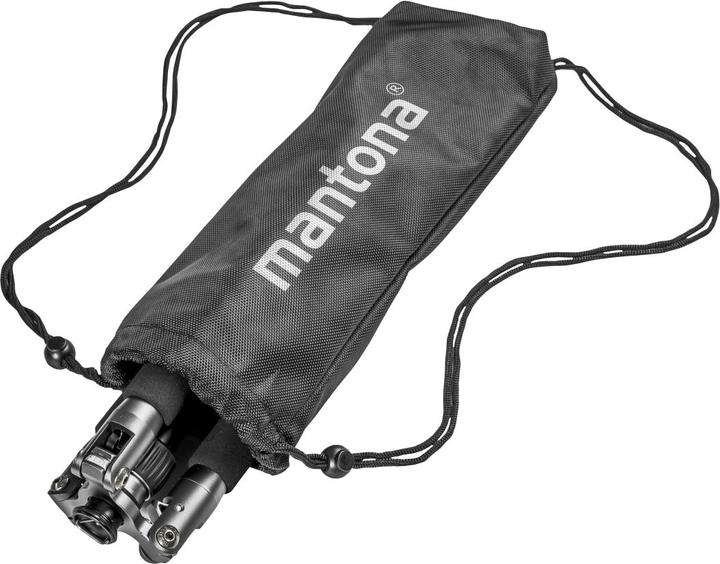 Image du produit mantona light traveller Trépied de voyage noir/gris (Métal)