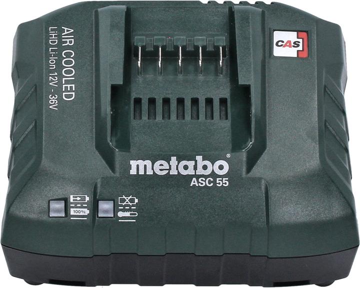 Image du produit Metabo Kit de base 4x batterie Li-Power 18 V 4,0 Ah CAS Li-Ion ( 4x 625027000 ) + chargeur ASC 55 (18 V)