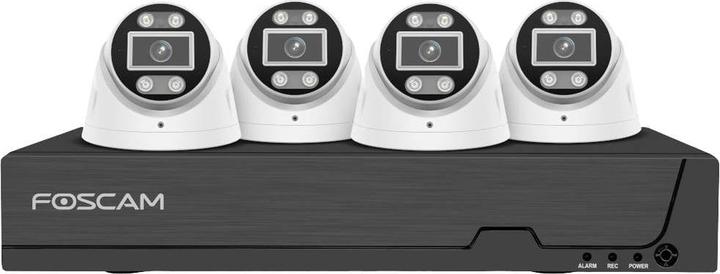 Actual product image Foscam FN9108E-T4-2T LAN IP surveillance camera set 8-channel with 4 cameras 3072 x (3072 x 1728 pixels)
