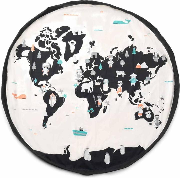 Image du produit play&go Carte du monde/Stars (140 x 140 cm)
