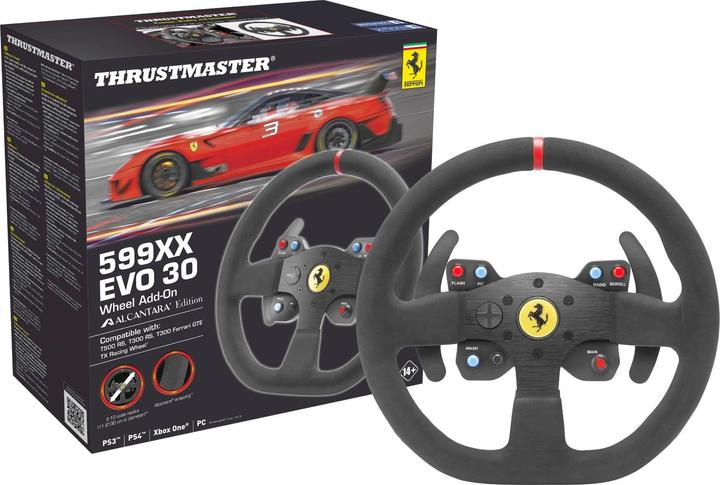 Produktbild Thrustmaster 599XX EVO 30 Felgenaufsatz Alcantara Edition (PC, PS3, PS4, Xbox One X, Xbox Series X, Xbox One S, Xbox Series S)