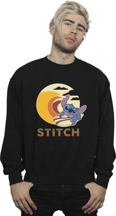 Actual product image Disney Mens Lilo & Stitch Summer Waves Sweatshirt (XXL)