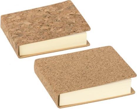 Produktbild Bekos Kork Notizblock mit 160 Blatt (9.5 x 6.5 x 2 cm, Harter Einband)