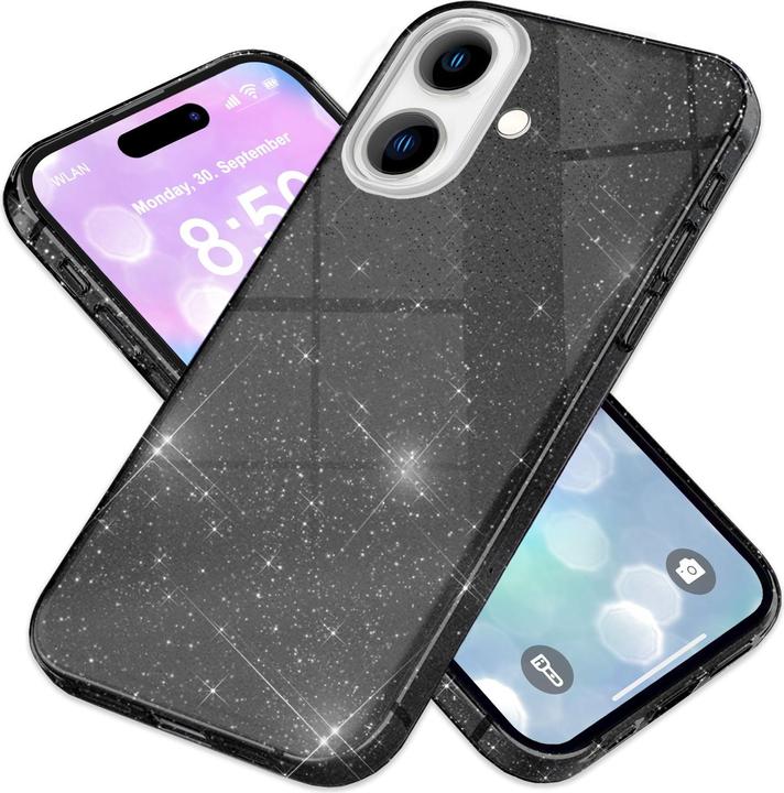Produktbild Nalia Glitzer Hybrid Hülle (Apple iPhone 16)