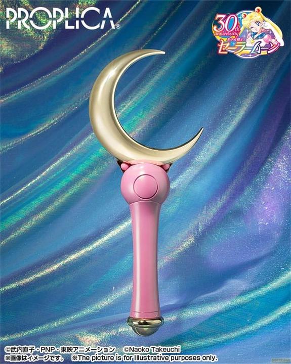 Produktbild Bandai Sailor Moon Proplica Replik 1/1 Mondzepter Brilliant Color Edition 26 cm