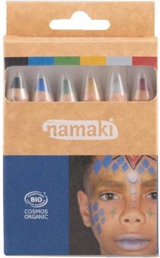 Actual product image Namaki Organic make-up pencils 6 colours, Intergalactic
