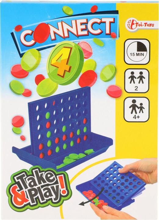 Actual product image Toi-Toys Connect 4 game (German, French, Swiss German, Italian, English)