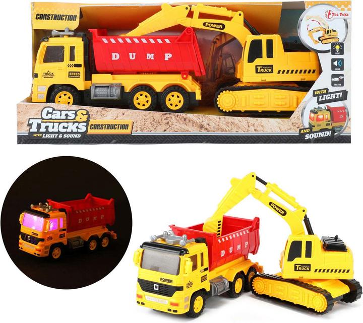 Produktbild Toi-Toys PKW & LKW Muldenkipper mit Bagger