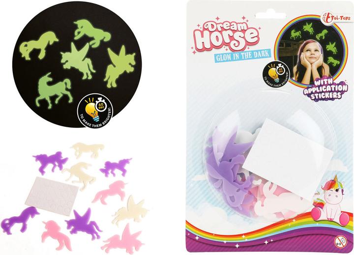 Produktbild Toi-Toys Glow in the Dark Sticker Einhorn