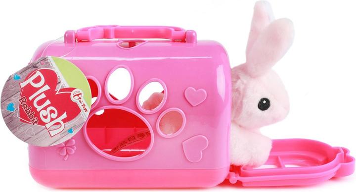 Image du produit Toi-Toys Lapin en peluche dans un sac de transport (8.50 cm)