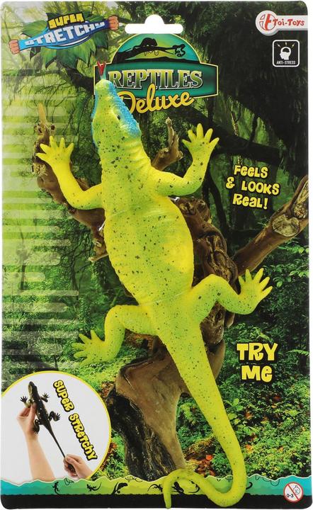 Actual product image Toi-Toys Lifelike reptile, super stretchy
