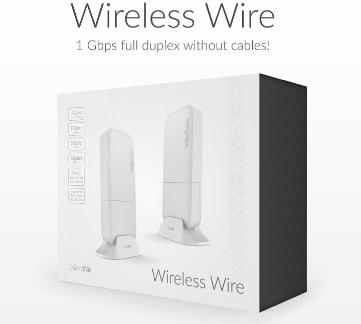 Actual product image MikroTik WLAN Bridge Wireless Wire Kit, 200m