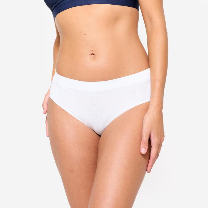 Image du produit Kalenji Lot de 3 culottes sans coutures Femme, Violet/Blanc/Bleu (M/L)