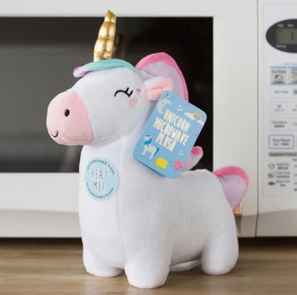 Produktbild Novelty Mikrowelle Wärmekuscheltier Unicorn