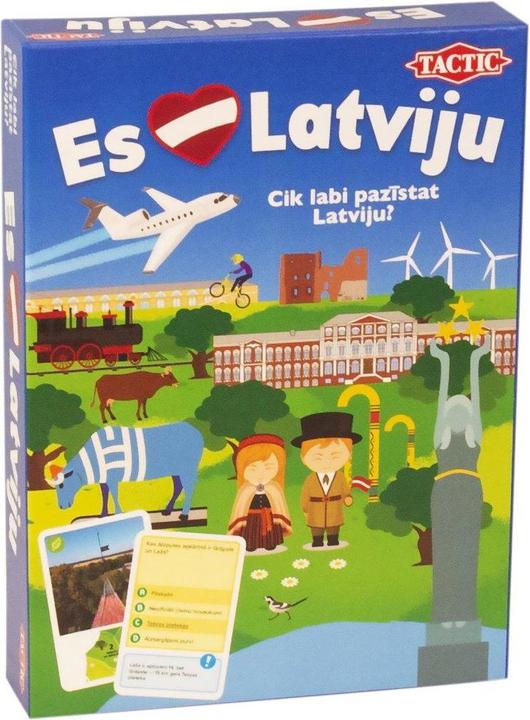 Produktbild Tactic TACTICS Board Game "I Love Latvia" (Deutsch)