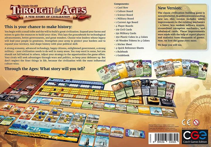 Produktbild Czech games edition Through the Ages: A New Story of Civilization (Englisch)