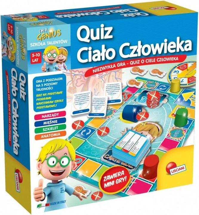 Actual product image Lisciani I Am Genius. Quiz - The Human Body (304-PL67794) (Polish)