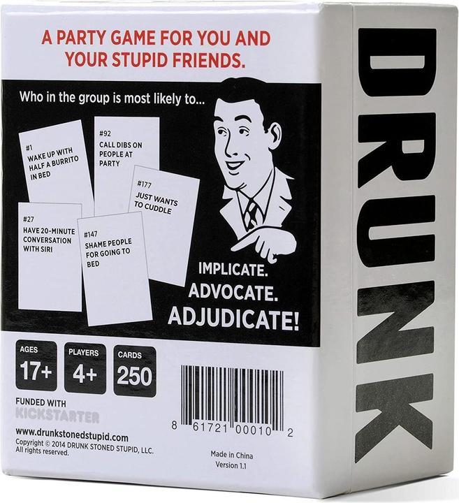 Image du produit Spilbraet Bourré ou Stupide : Un jeu de fête (Anglais)