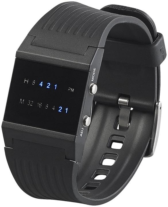 Produktbild St. Leonhard Binär-Armbanduhr "Future Line" für Herren (Digitaluhr)