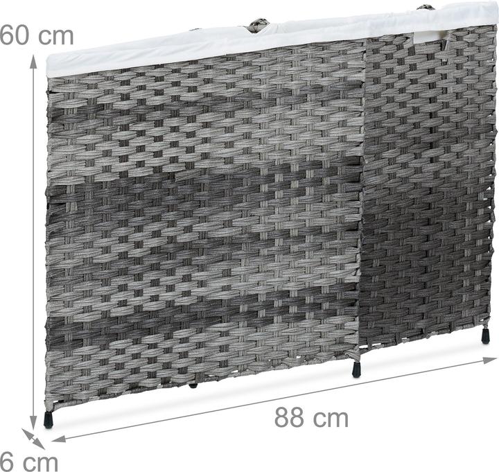 Actual product image Relaxdays Laundry basket (110 l)