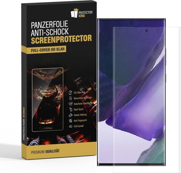 Produktbild Protectorking 6x 9H Panzerglas flexibel HD Klar (6 Stück, Samsung Galaxy Note 20 Ultra)