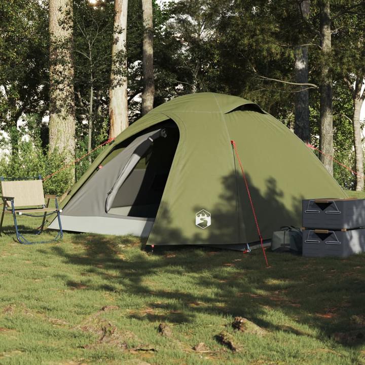 Image du produit VidaXL Tente de camping dôme 3 personnes étanche à l'eau (Tente igloo, 2.90 kg, 3 personnes)