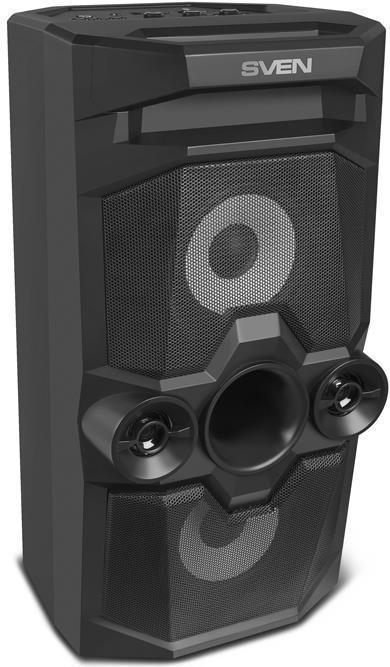 Productafbeelding Sven Luidspreker PS-650, juodas, uitgangsvermogen 2x25W (RMS), TWS, Bluetooth, FM, USB, Micro SD (10 h, Oplaadbare batterij)