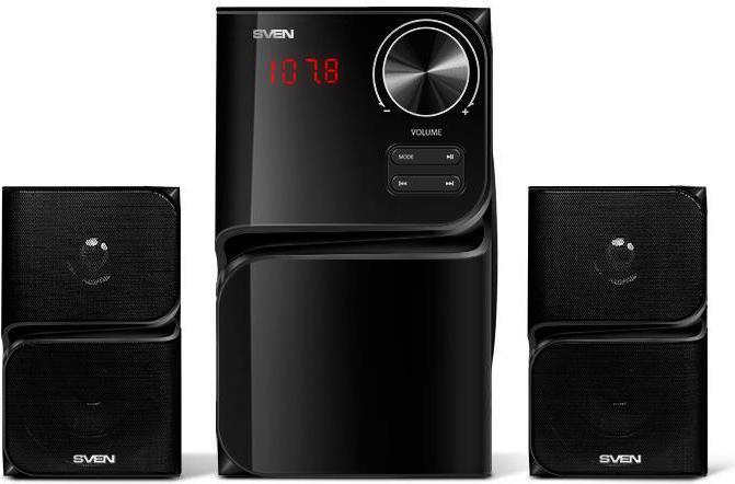Produktbild Sven MS-305, 2.1 speakers, FM, Bluetooth, USB/SD, LED Ekranas, RC unit, power output 40W (20 + 2  1